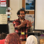 Anis Mojgani visits Metropolitan Learning Center