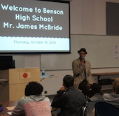 James McBride Visits Benson High School