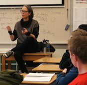 Ruth Ozeki visits Film & Literature Classes at Grant High School