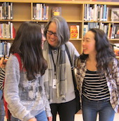 Ruth Ozeki visits Japanese immersion classes at Grant High School