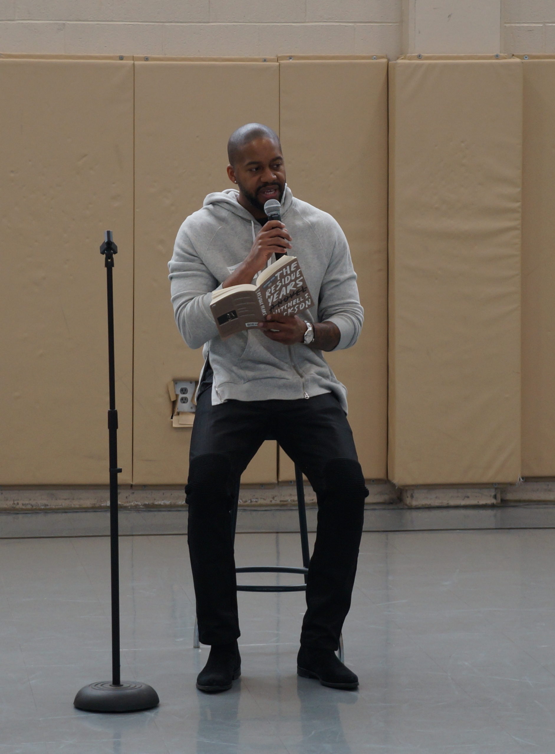 Author reading