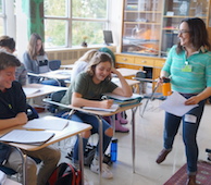 WITS collaboration: Writer Eisenberg & Teacher Pier