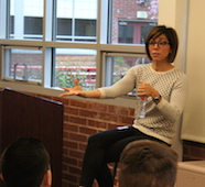 Christina Henríquez visits Centennial High School