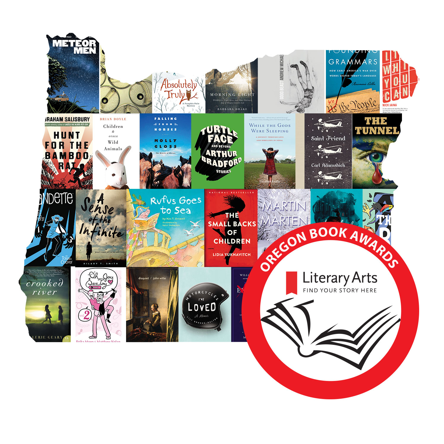 Books Submitted to the 2017 Oregon Book Awards