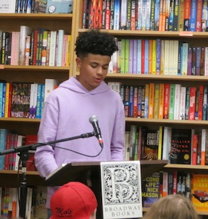 Grant High School WITS reading at Broadway Books
