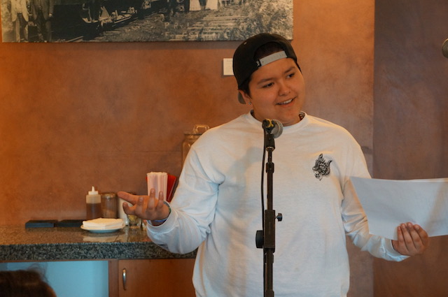 Gresham High School WITS Reading at Origins Coffee, Tea & Desserts