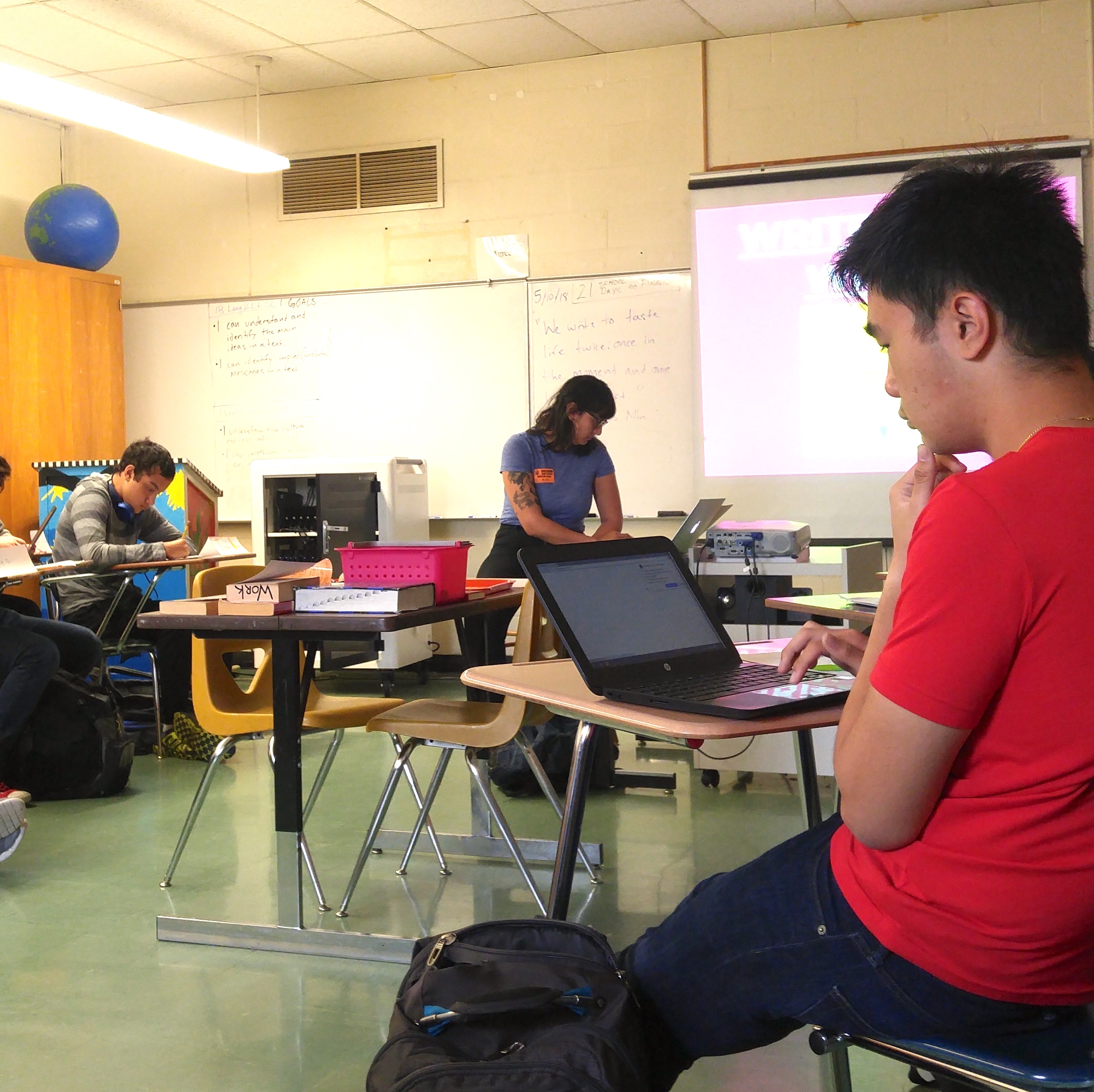 Classroom Visit: WITS writer Emilly Prado at Gresham HS