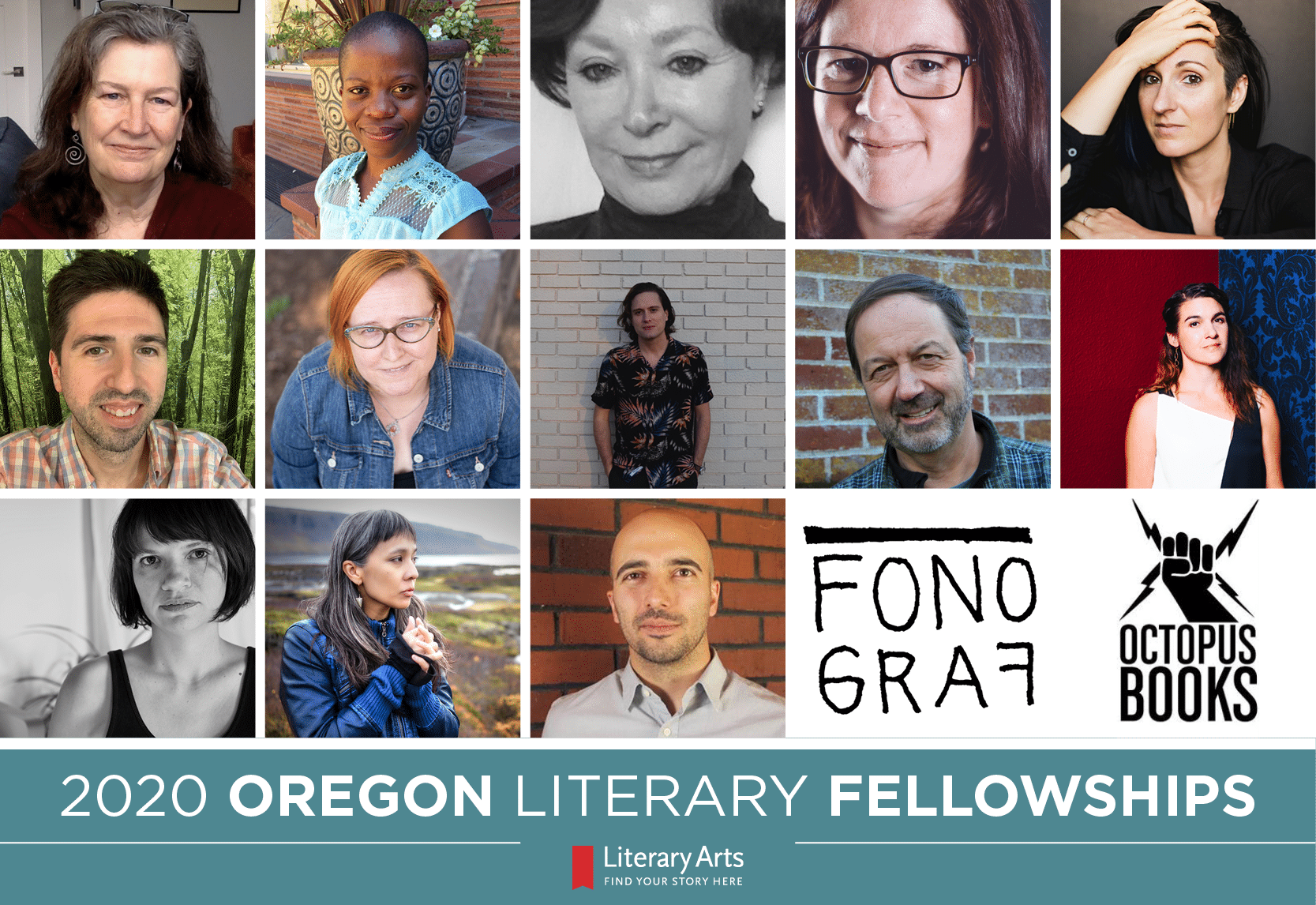 Announcing the 2020 Oregon Literary Fellowship Recipients