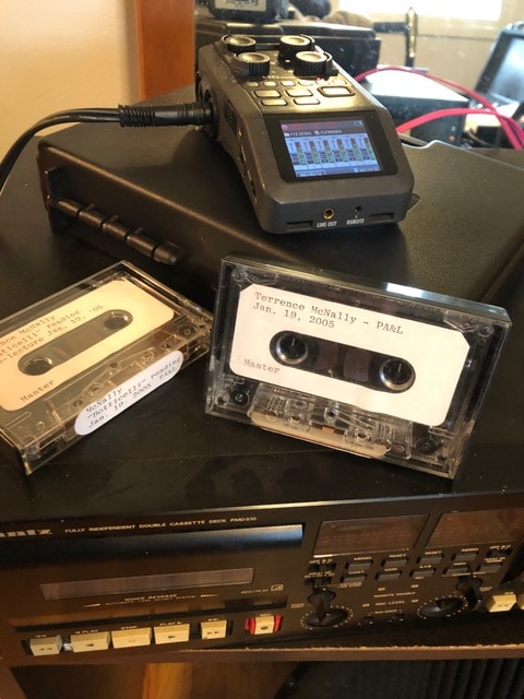 Crystal Ligori converts audio from cassettes to digital files