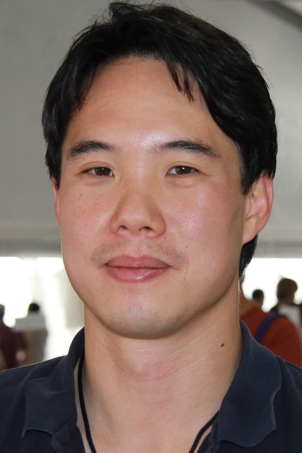Author Charles Yu smiling