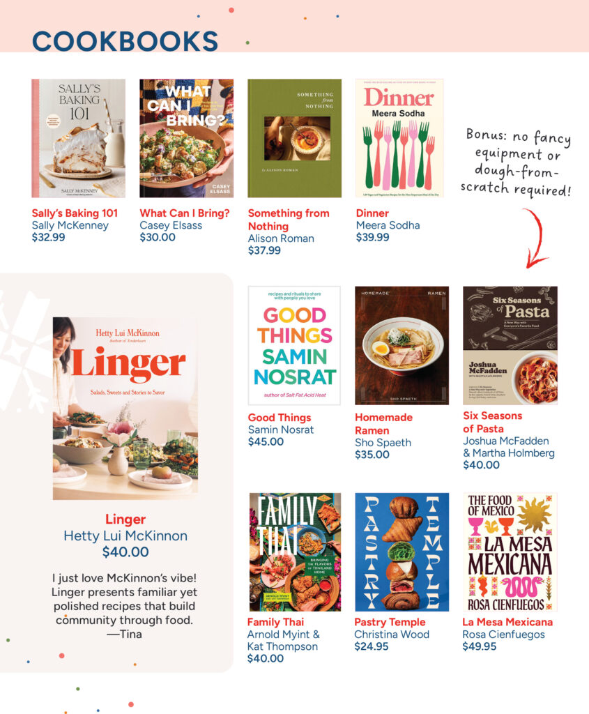 Cooksbook Recommendations 2025 Holiday Gift Guide